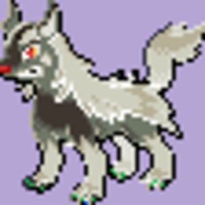 White Mightyena
