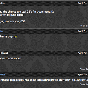 I know I took it a bit late, but the very first visitor messages I got!