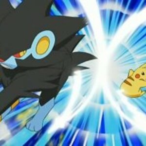 Luxray and Pikachu battling it out!