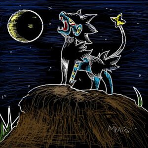 Luxray roaring!!!