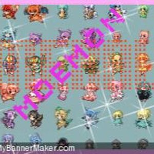 banner moemon glitter
