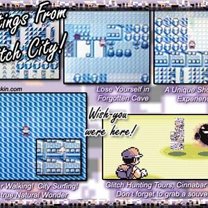 gc postcard greetings from glitch city