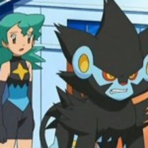 Luxray and its trainer