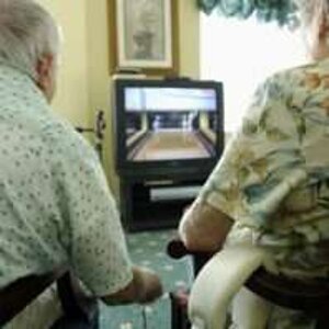 Old people playing wii 6