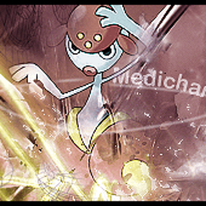 Featuring Medicham from Pokemon; Made by Giygas 00.