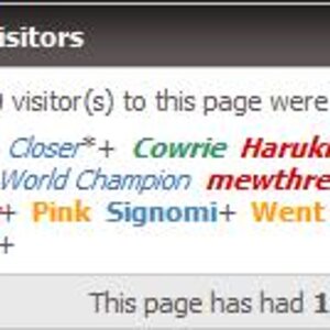 Had to screenshot it XD

Guess who's profile.