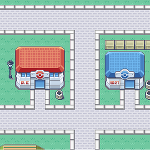 PCO Map for a online Pokemon Game... that was my first map i made for pokemon them but now im better.