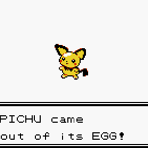PICHU came out of its EGG!