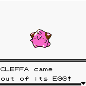 CLEFFA came out of its EGG!