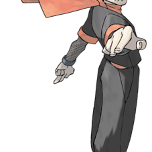 Koga is the master of poison. He was also a former Rocket, until he resigned and becaume the leader of the Fuschia City Gym.