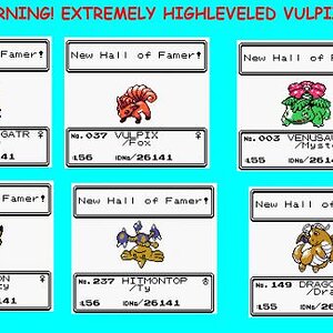 WARNING! EXTREMELY HIGH-LEVELED VULPIX! But seriously, I'm here running around with an unevolved Vulpix. XD

I don't know why the quality got so bad, 
