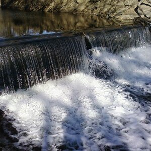 Water fall at Browns park, Abilene Kansas