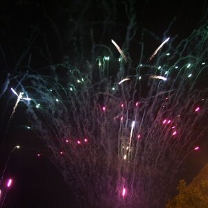 fireworks in Manhattan Kansas.