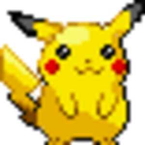 A cute Pikachu revamp I did from Pokemon Yellow :3