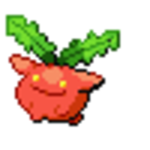A Hoppip revamped from Pokemon Gold to FR/LG colors :3