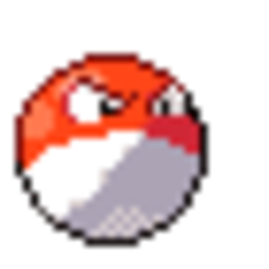 A red/blue Voltorb revamped to the coulors of Diamond/Pearl :3