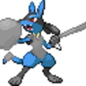Lucario Knight. Made as a request on another forum.