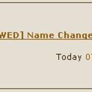 oh noooo!

I never thought this day would come... xD

you'd be surprised what zel requested for a new name... xD