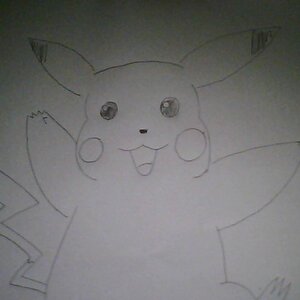 Pikachu drawn by fade101.