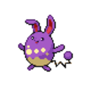purple and yellow azumarill