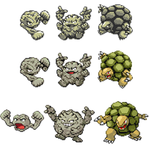 geodude graveller golem