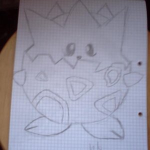 Togepi drawn by me, MY FAV! :)