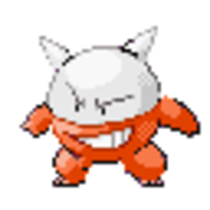 A mixture of Electrode's body and Gengar's ears, hands and legs. I called it Genrode.