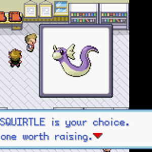 The Draisquirt (read the textbox) one of my original starter pokemon was going to be draitini.