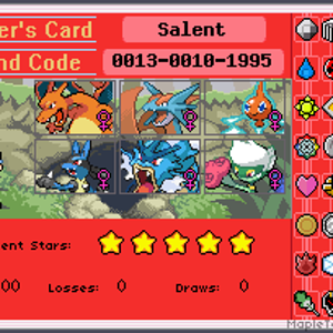 My trainer card