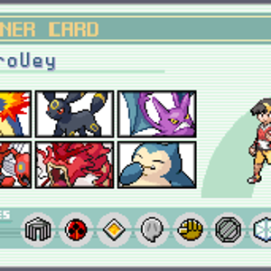 HiroUey- This My pokemon team from gold, my favorite pk game, all lv. 100, my trainer's name is Hiro of course!