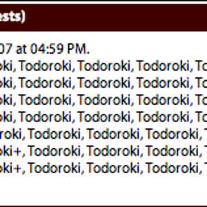 April Fools day 2009, a day where everyone was Todoroki, had the 1337 number of posts and have been here since 1970.
whoo 30 years at a Todoroki/ Poké