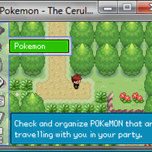 Menu pokemon