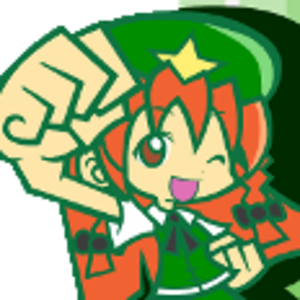 Seventh avy - Featuring Hong Meirin from Touhou 6 - Embodiment of Scarlet Devil. Seems to be done in the style of Puyo Puyo Fever.
