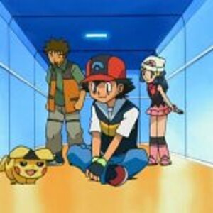 Pikachu from DP, making a Turtwig imitation