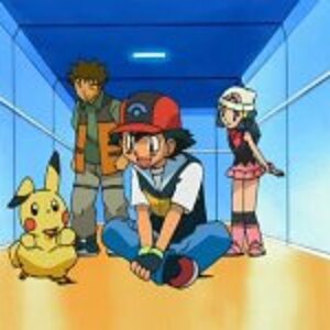 Pikachu from DP, making a Bruneary imitation