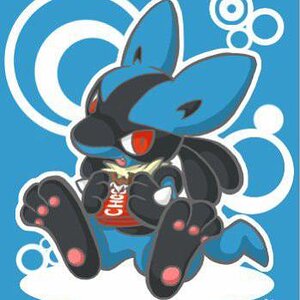 lucario w/ chocolate