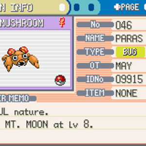 Mushroom another pokemon for the bug challenge im going to use