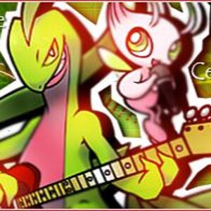 Grovyle and Celebi.