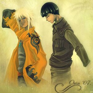 Naruto and Lee    by orin