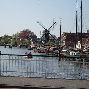 Yep, this is what Holland looks like: canals and windmills. If you live outside of the main cities (Amsterdam, Rotterdam, Den Haag, Utrecht, Leiden), 