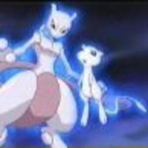 mewtwo and mew together