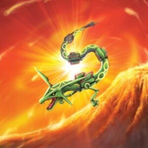 Rayquaza With Volcano