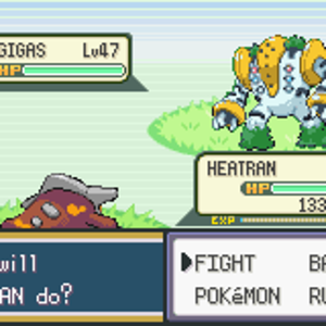 Heatran Vs. Regigigas
