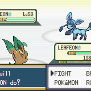 Leafeon Vs. Glaceon