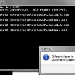 Registering SSubTmr6.dll