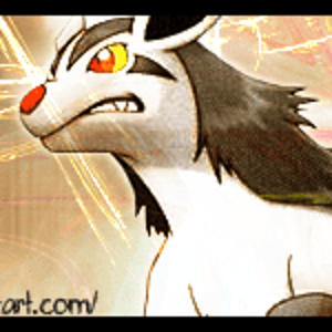 A Mightyena Banner I made for another forum. I love it though.. COS IT'S MIGHTYENA! <3
Has a link to my deviantart.