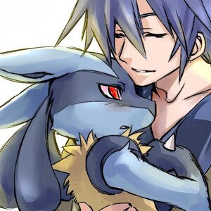 Lucario Hug ^_^