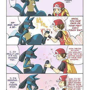Uncomfortable lucario