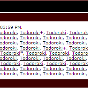 Hope the pic quality didn't die when I uploaded it. xD; Anyhoo, this is the Online Now list from April Fools '09.