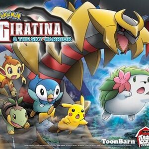 pokemon giratina and the sky warrior poster